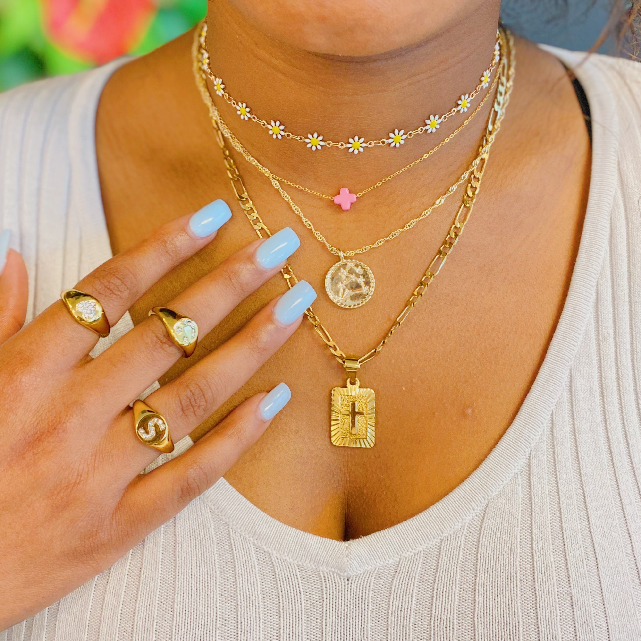 Shine Me Initial Ring