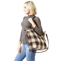 Buffalo Check Weekend Tote Bag
