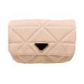 Faux Leather Rectangle Clutch Crossbody Bag