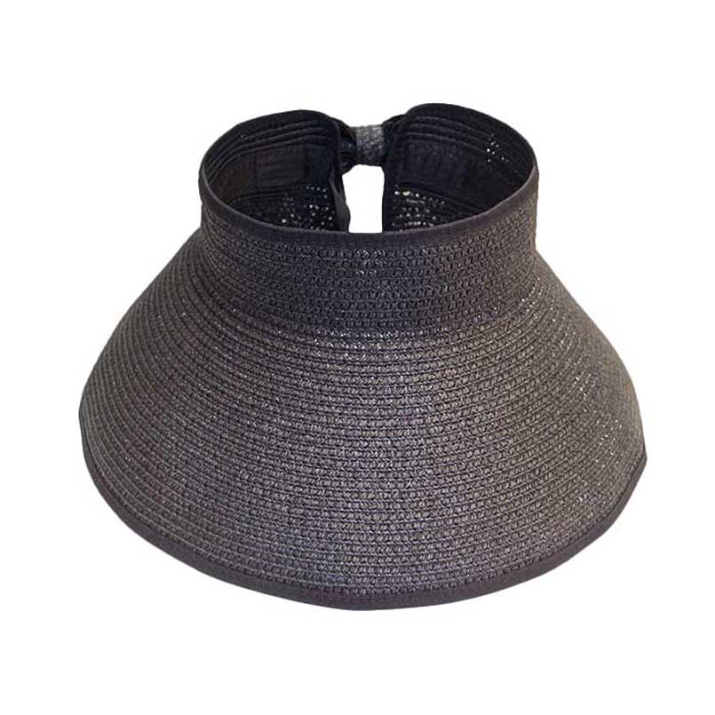 Roll Up Foldable Large Brim Sun Visor Hat