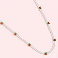 Cherry Dotty Beaded Necklace