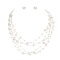 Galactic Pearl Collar Necklace