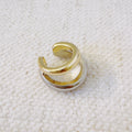 Dual Tone Ear Cuff – Sleek Gold and Silver No-Piercing Earring