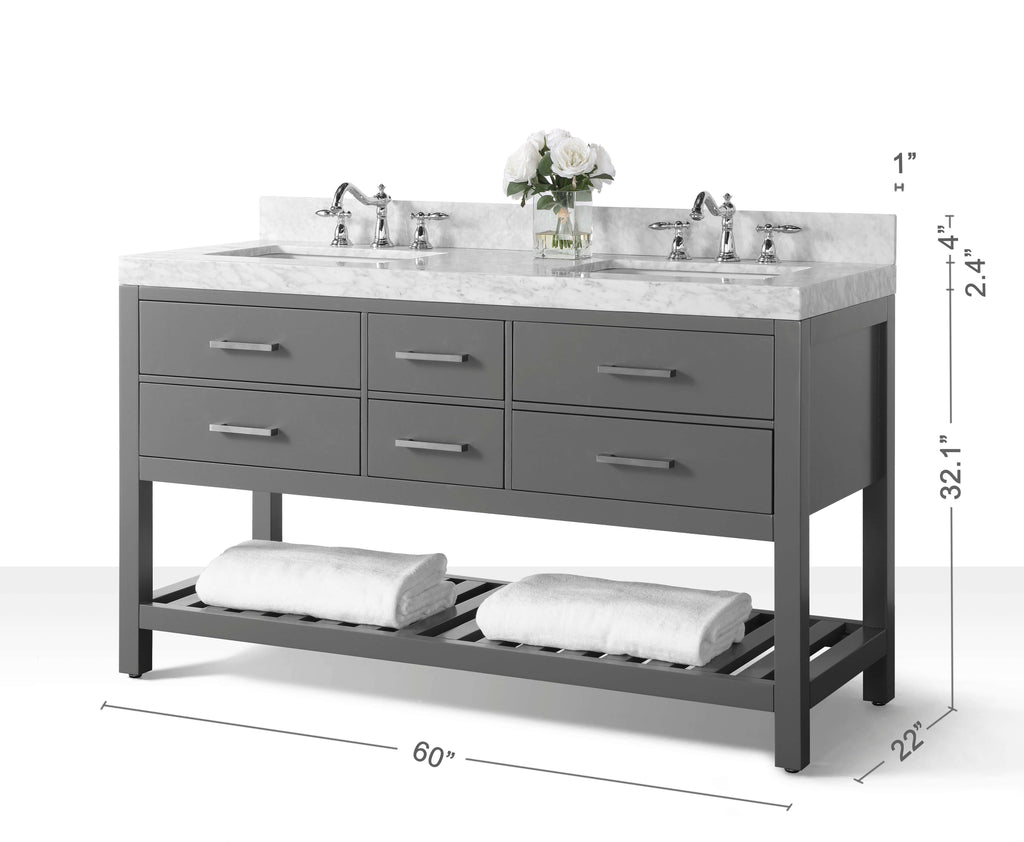 Elizabeth 60" Bath Vanity Set