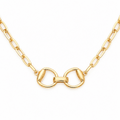 Equestrian Pendant Chain Necklace