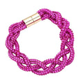 Bling Braided Magnetic Bracelet