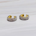Glam Bling Hoop Earrings