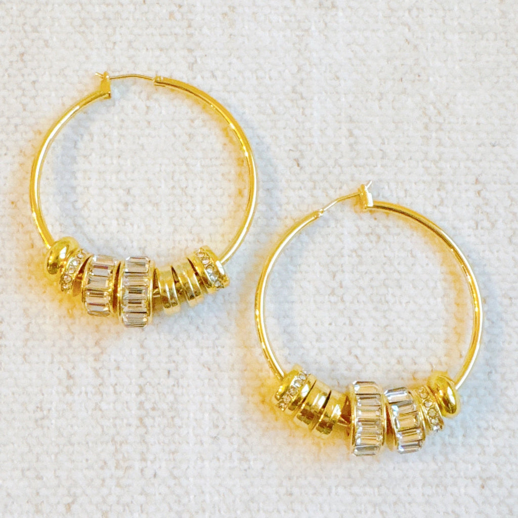 Glam Eden Hoop Earrings
