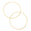14K Gold-Filled Metal Hoop Pin Catch Earrings