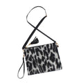 Leopard Patterned Crossbody Clutch Bag