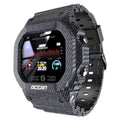 Military Ocean Army Smart Watch For Menand Woman For  Fitness and Sport With Tracker Blood Pressure Message Push Heart Rate Monitor and Clock Smartwatc For Android