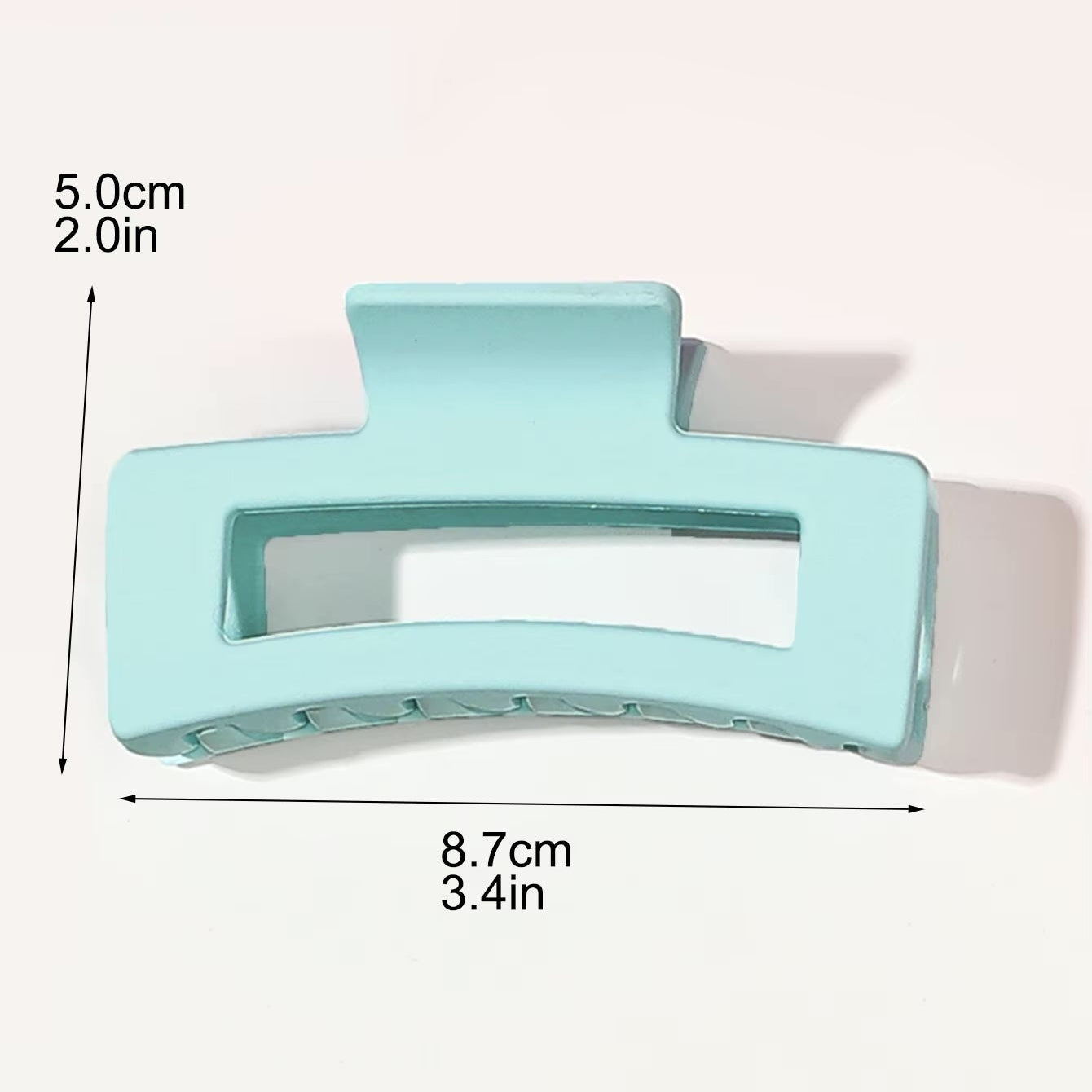 Green Matte Hair Claw