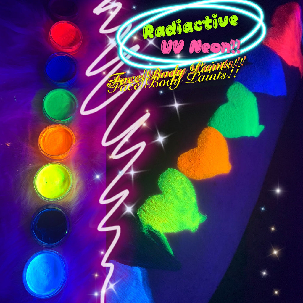 RADIOACTIVE *UV NEON* LINER/FACE/BODY PAINT!