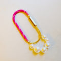 Roped And Pearled Shackle Bag Charm