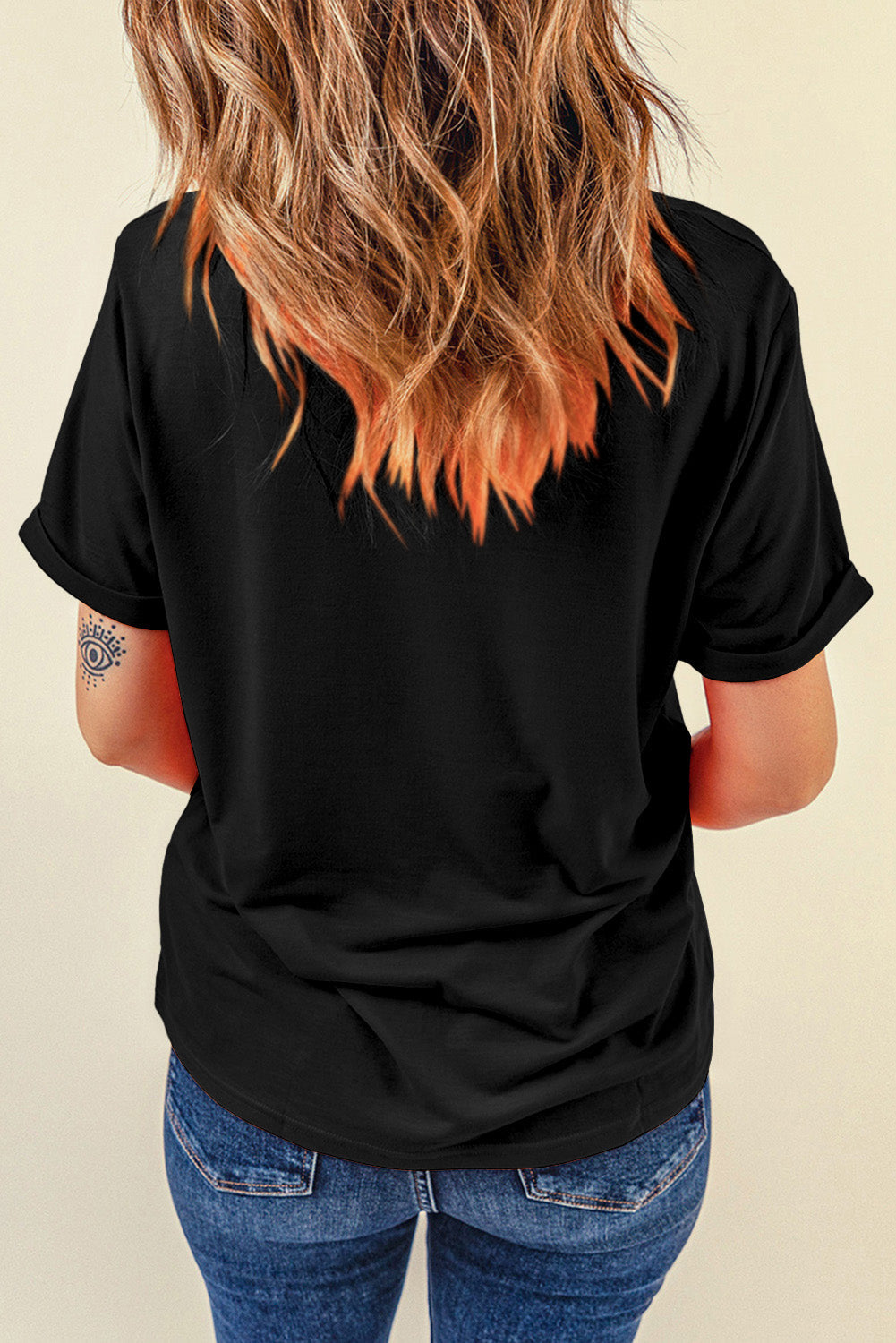 Adie - Black Bow Baseball Tee