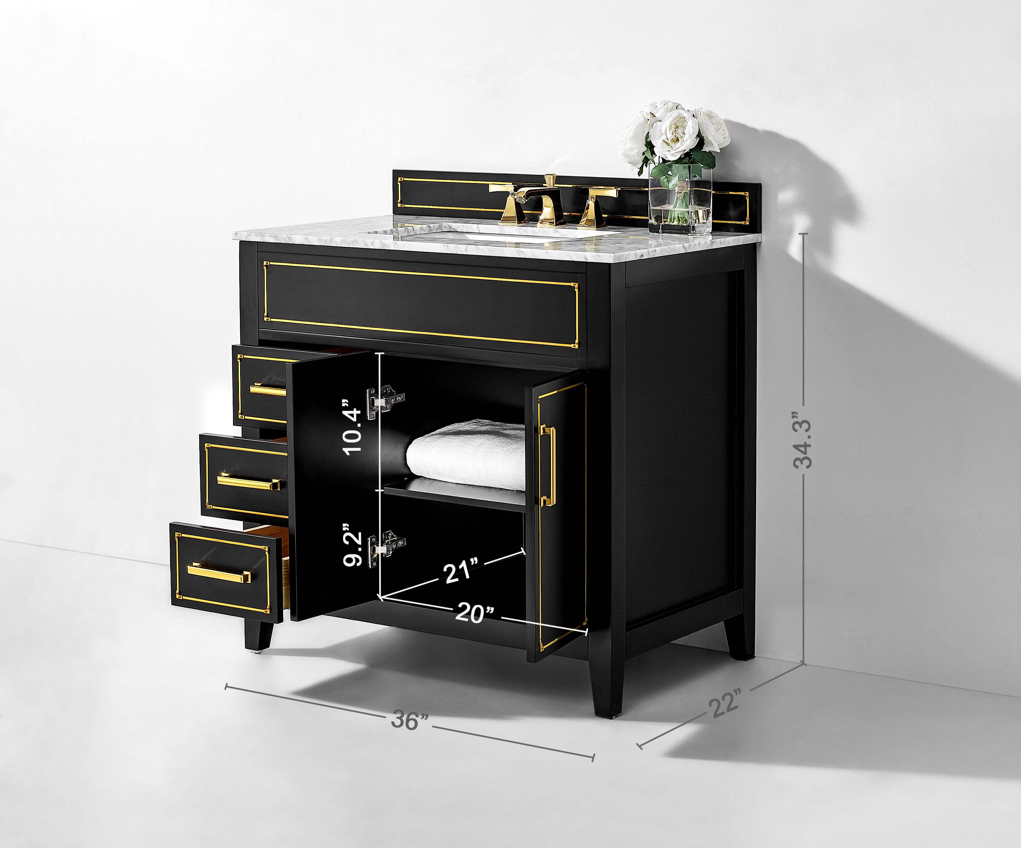 Aspen 36" Bath Vanity Set