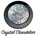 "CRYSTAL CHANDELIER !" Duo Chrome Metallic Pressed Glitter!