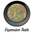 "EXPENSIVE TASTE!" Single Pressed Glitter Palette