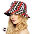 Attractive Reversible Chain Patterned Bucket Hat