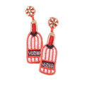Sequin Vodka Dangle Earrings