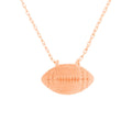 Metal Football Pendant Necklace