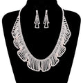 Rhinestone Crystal Bib Necklace