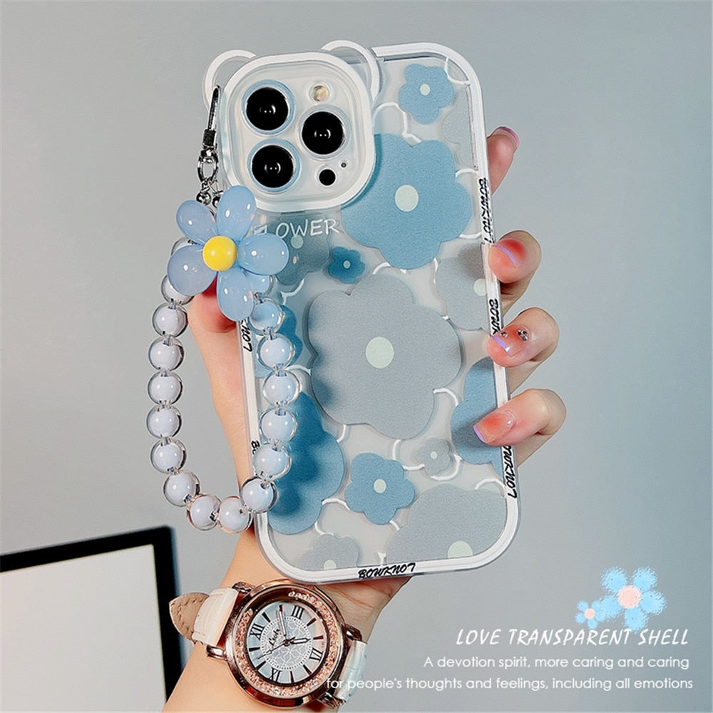Flower Bear iPhone Case