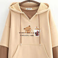 Boba Tea Teddy Bear Hoodie