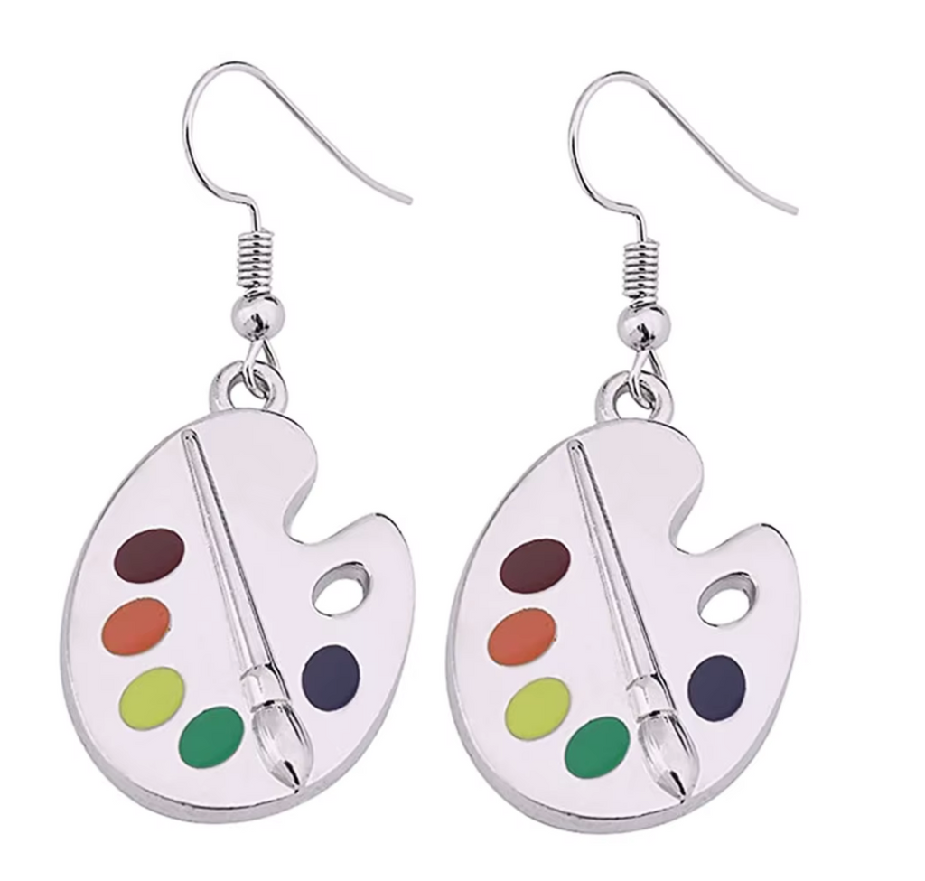 Paint Palette Earrings