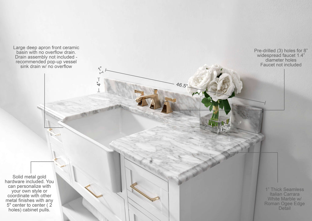 Hayley 48" Bath Vanity Set