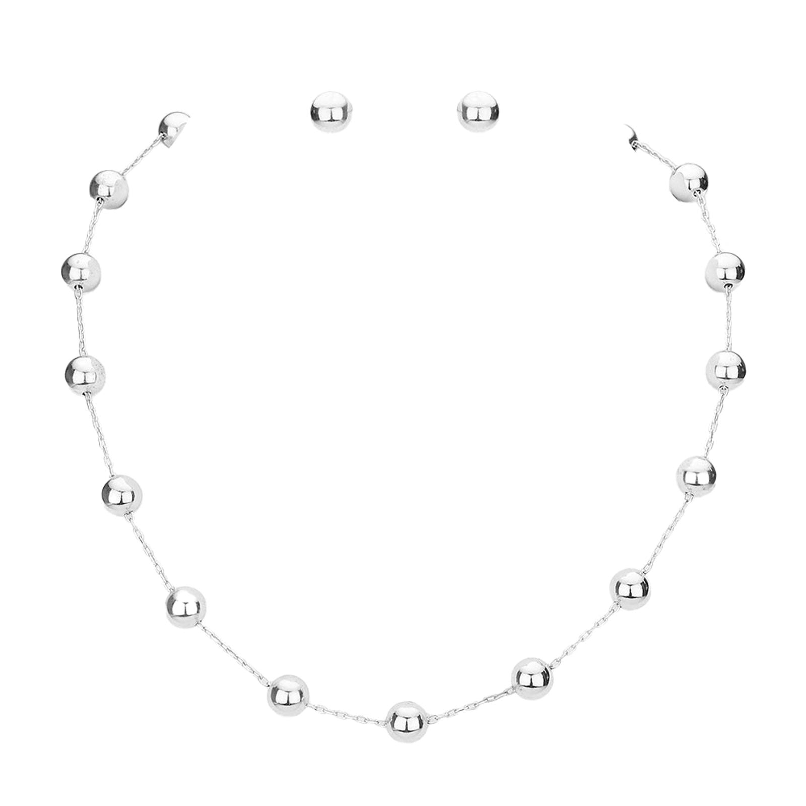 Metal Station Necklace