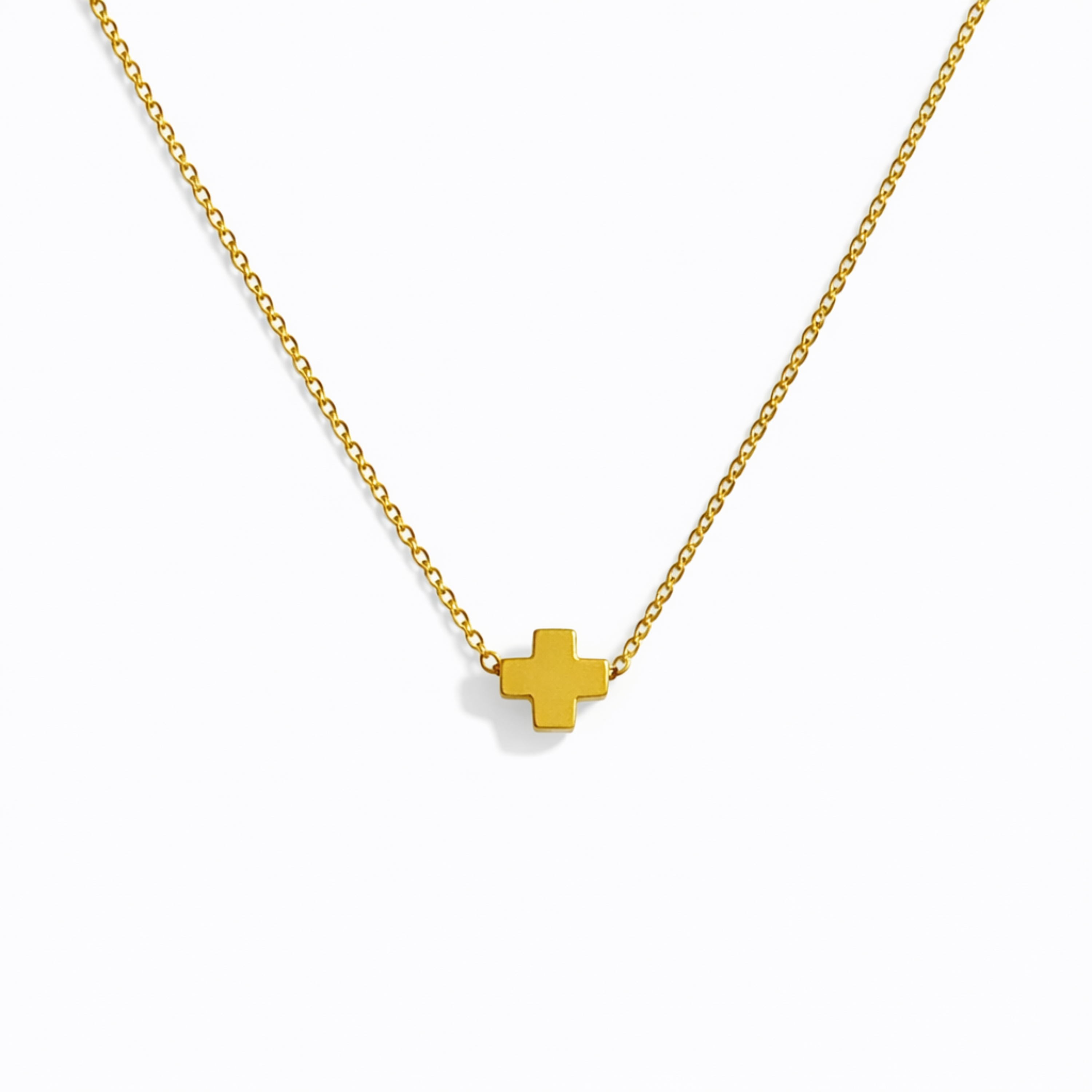 So Very Blessed Cross Necklace – Waterproof Gold Chain