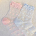 Sweet Hearts Sheer Socks Set Of 2