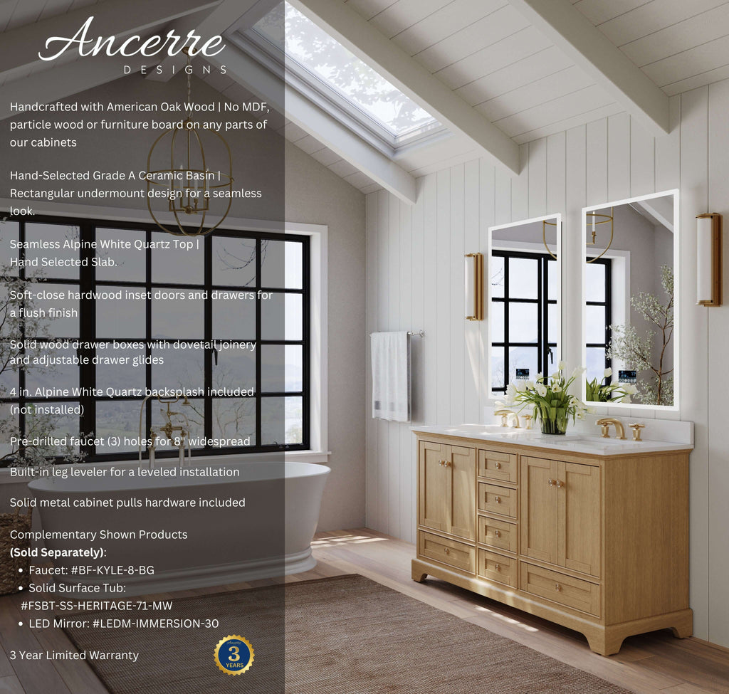 Audrey 60" Bath Vanity Set