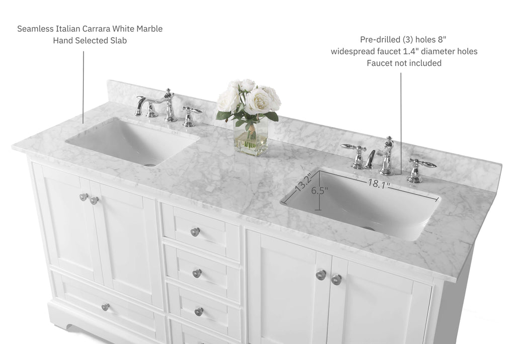 Audrey 72" Bath Vanity Set
