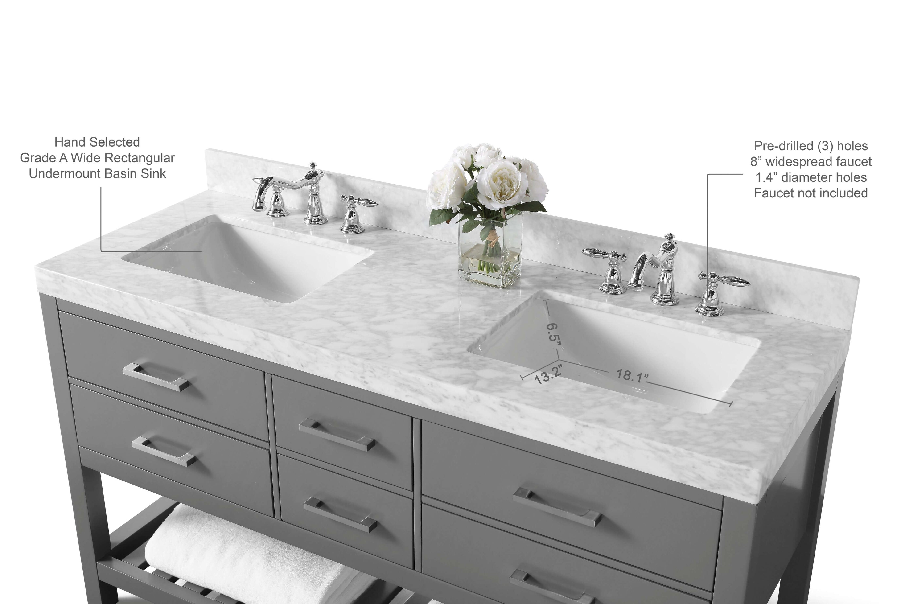 Elizabeth 72" Bath Vanity Set
