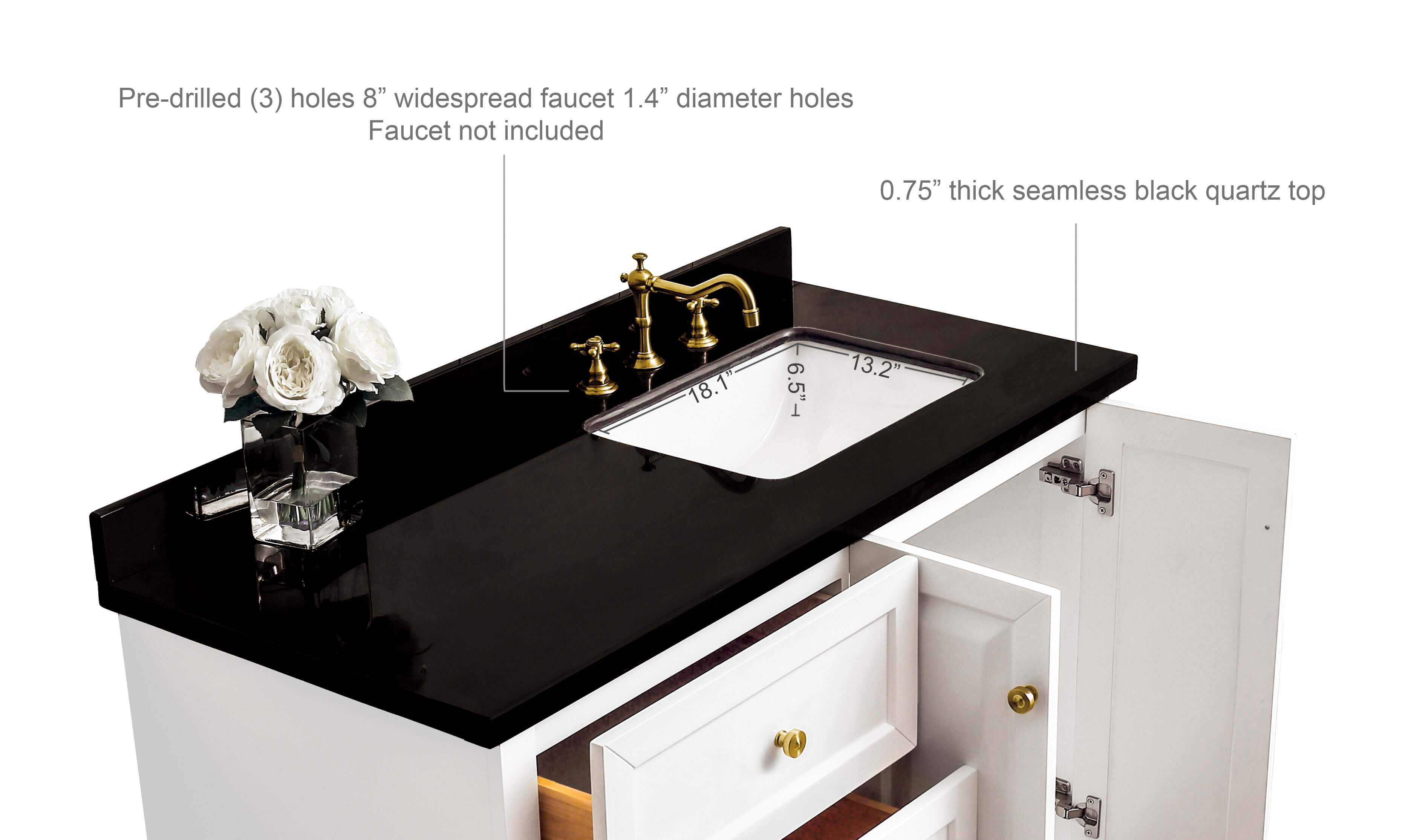 Hannah 42"  Bath Vanity Set
