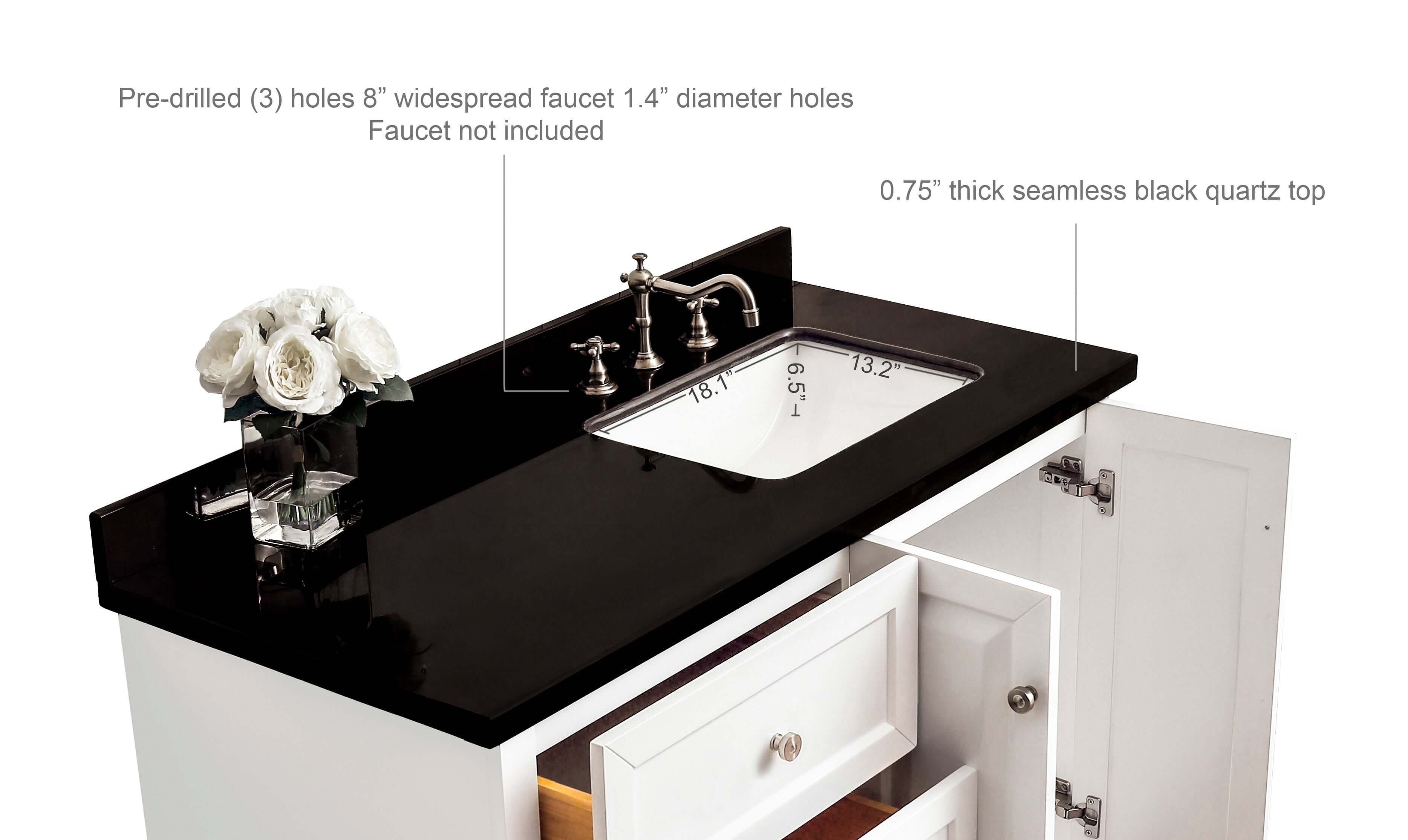 Hannah 42"  Bath Vanity Set