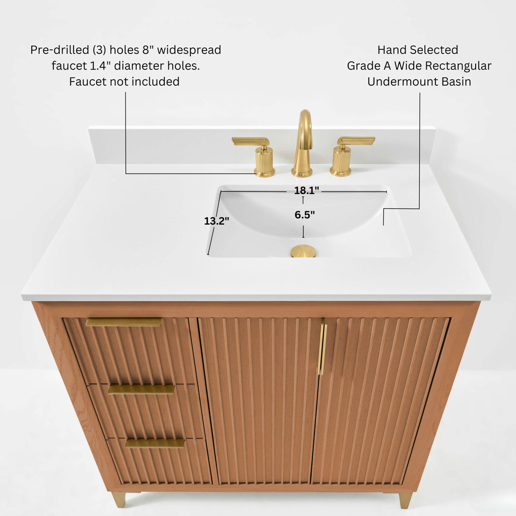 Turlington 36" Bath Vanity Set
