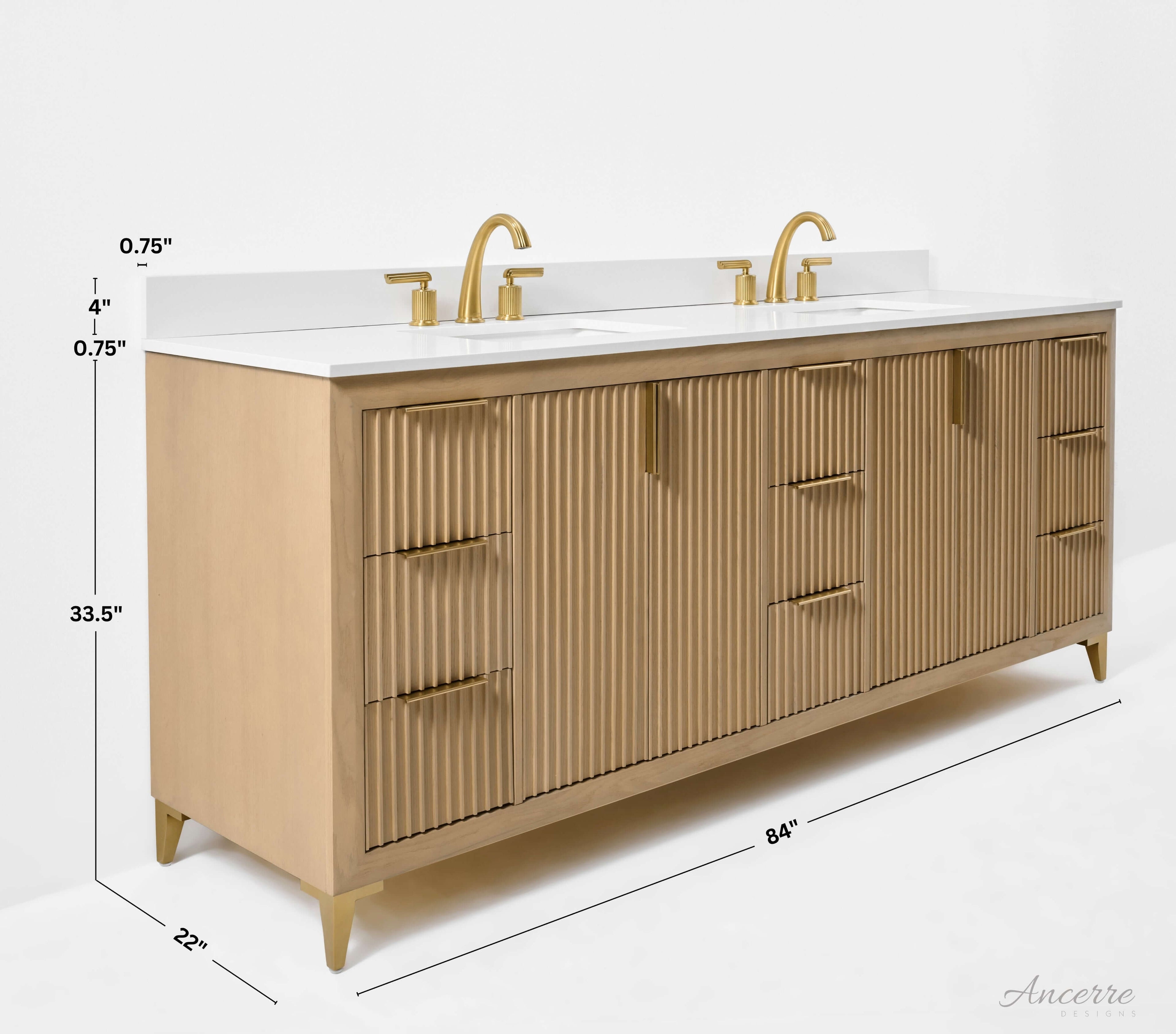 Turlington 84" Bath Vanity Set