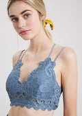 Double Strap Scalloped Lace Bralette