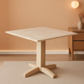 Square Dual Drop Leaf Dining Table With Butcher Block Top