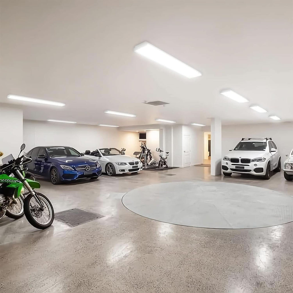 4Ft LED Wraparound Ceiling Light 4000K For Garage Workshop