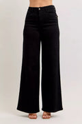 Judy Blue High Waisted Wide Leg Jeans For Women Flattering Fit Trendy Silhouette Versatile Wardrobe Essential