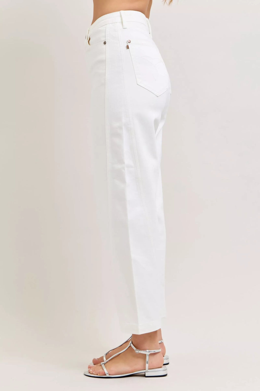 Judy Blue High-Waisted Rigid Magic Panel Barrel Jeans For Women - Flattering Fit, Comfortable Denim