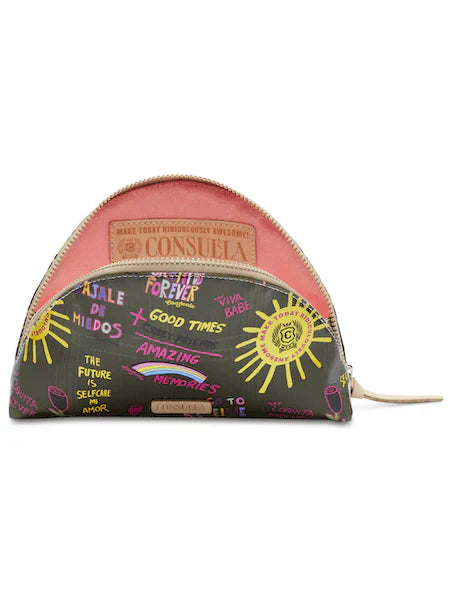 Olive Medium Cosmetic Bag