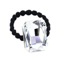 Crystal Octagon Accented Stretch Hair Band