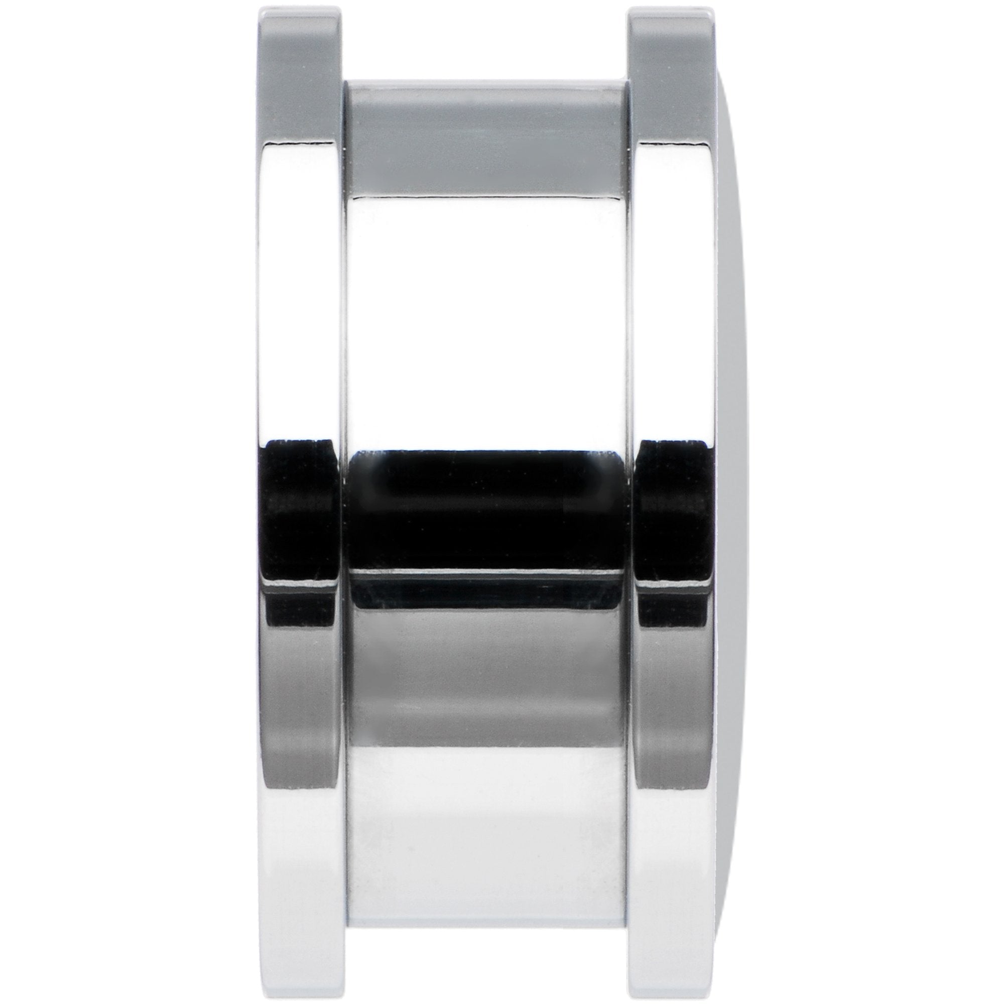 Black White Owl Steel Screw Fit Plug Set 20mm