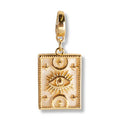 Medallion Charm, Mother of Pearl, Charm Bar | Bag Charm