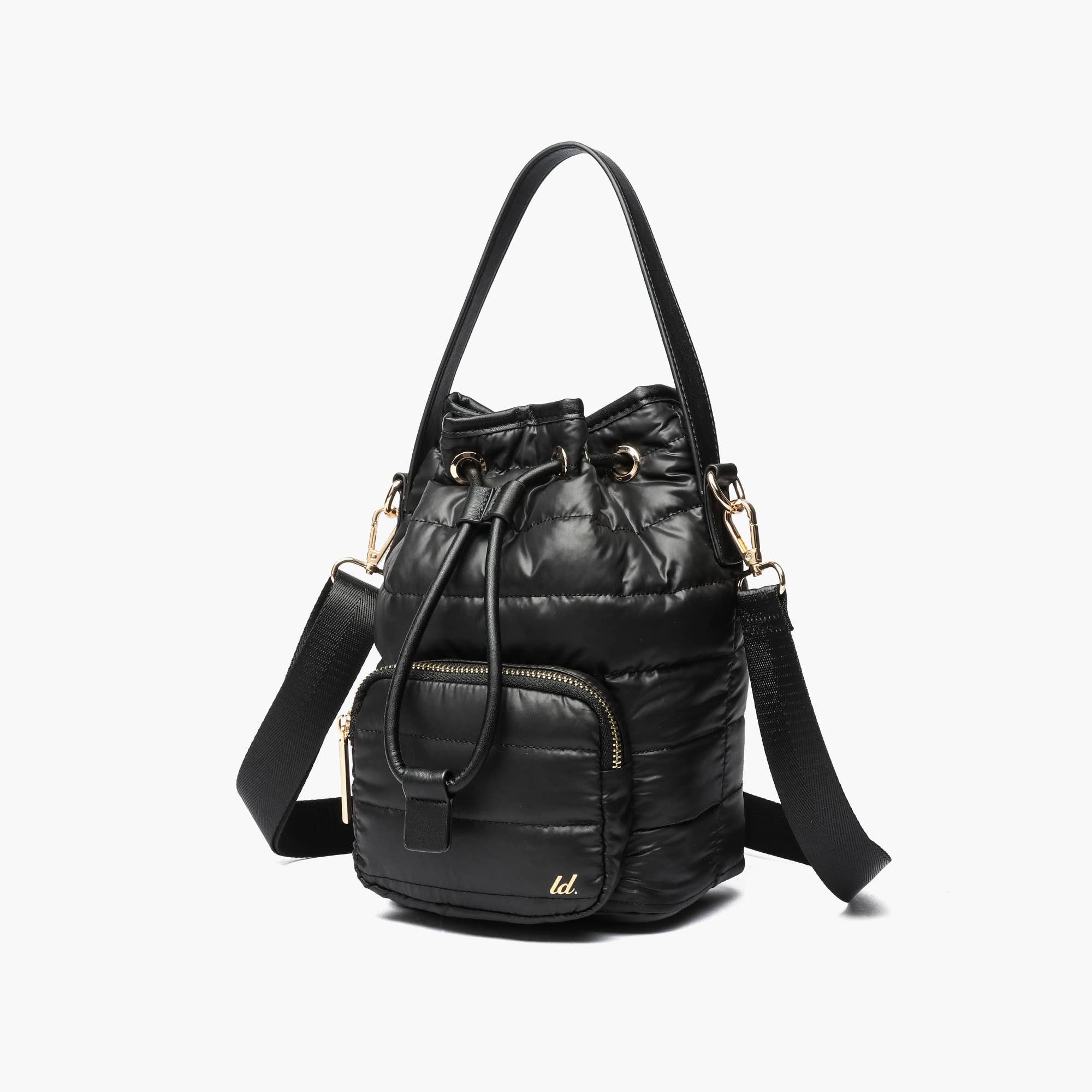 Lucky Puffer Mini Gift Bucket Crossbody Bag